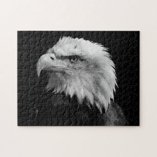 Puzzle Aigle noir et blanc - Animaux