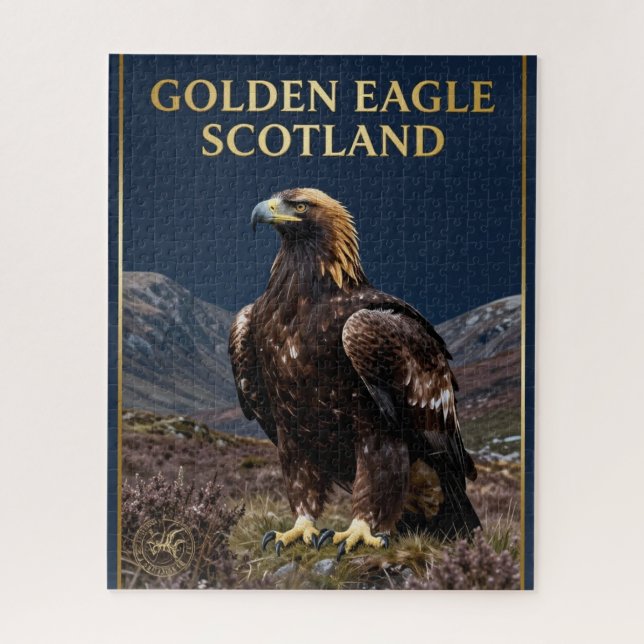 Puzzle 🦅 Aigle royal Écosse Oiseau des Highlands (Vertical)