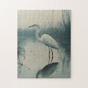 Puzzle Aigrette dans la Brume