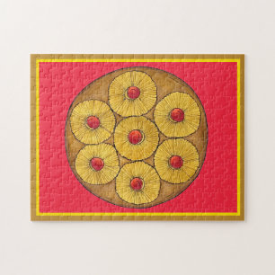 Puzzle Aiguille À L'Arrière Du Gâteau Cerises Cuisine Des