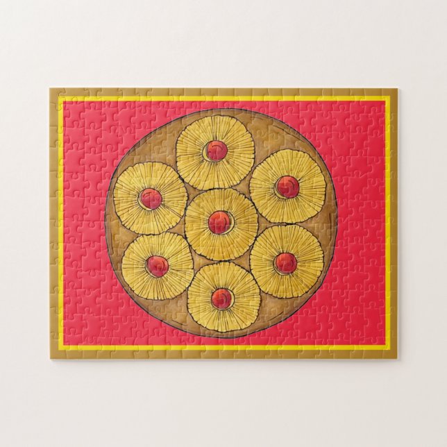 Puzzle Aiguille À L'Arrière Du Gâteau Cerises Cuisine Des (Horizontal)