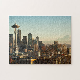 Puzzle Aiguille du centre d'horizon et d'espace de