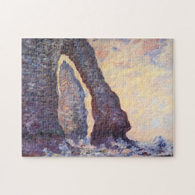 Puzzle Aiguille Rocheuse et Porte d'Aval Monet Art (Horizontal)