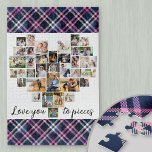 Puzzle Aimez-vous aux morceaux Coeur en forme de 36 Photo<br><div class="desc">Créez votre propre Collage photo en forme de coeur avec 36 de vos photos de famille préférées, photos de mariage, etc. Le design est écrit avec une légende mignonne, "aime-toi à la pièce" en écriture manuscrite. Le collage comprend une variété de formats paysage, portrait et instagram carré pour vous donner...</div>