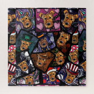 Puzzle Airedale Terrier
