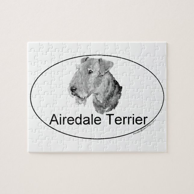 Puzzle Airedale Terrier Euro Type (Horizontal)