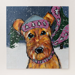 Puzzle Airedale Terriers