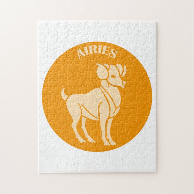 Puzzle Airies, Zodiac Sign, Horoscope, Astrology (Vertical)