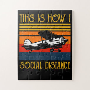 Puzzle Airplane Aviation Pilot Funny This Is How Social