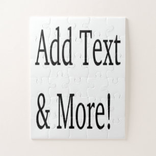 Puzzle Ajouter du texte et plus ! Customisez votre propre