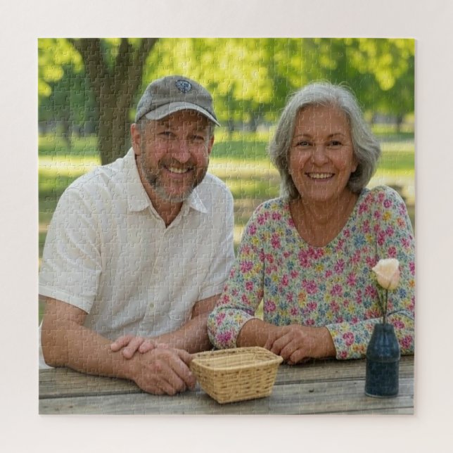 Puzzle Ajouter une Personnaliser photo retraitée (Vertical)