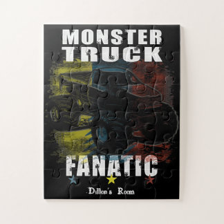 Puzzle Ajouter votre casse-tête de camion monstre texte