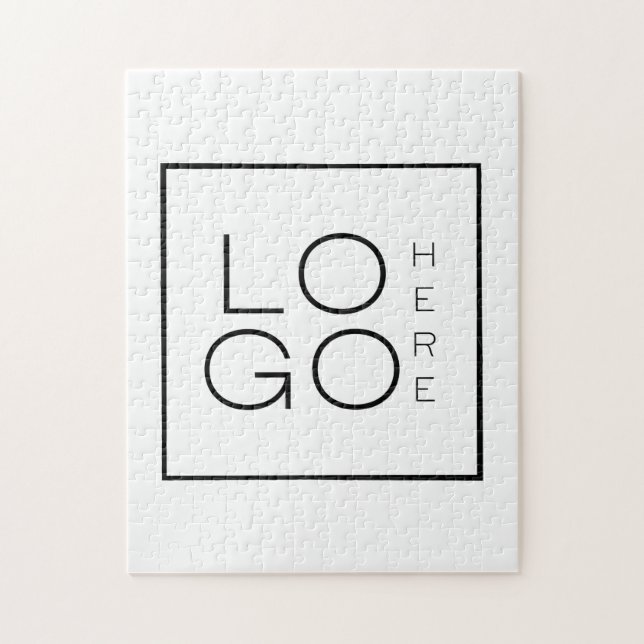 Puzzle Ajouter votre entreprise de logo d'entreprise Carr (Vertical)