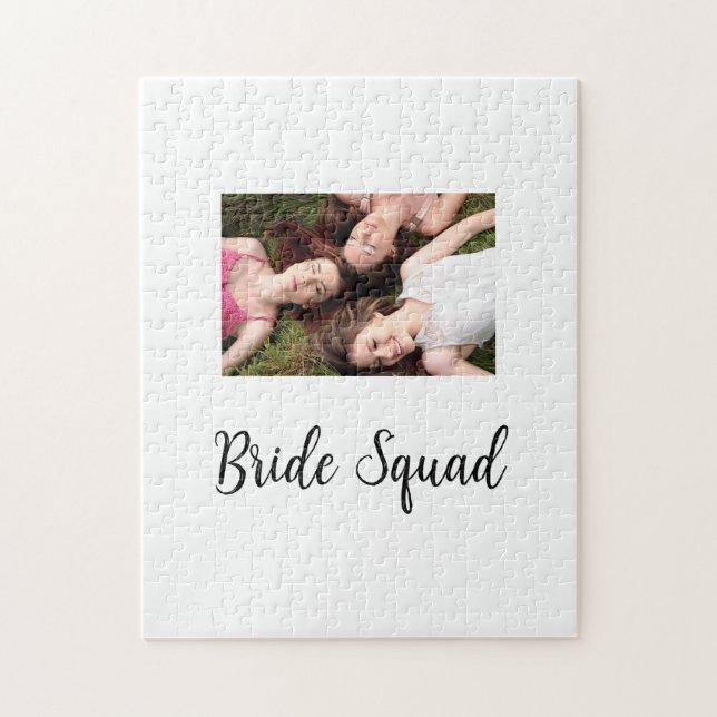 Puzzle Ajoutez votre nom photo bridesmaid squad marié par (Vertical)