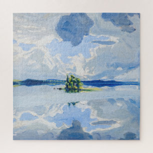 Puzzle Akseli Gallen-Kallela - Nuages au-dessus d'un lac