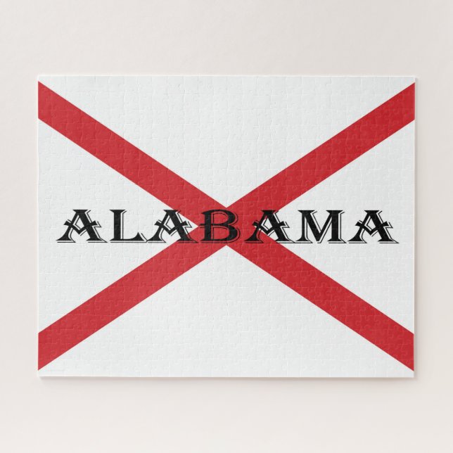 Puzzle Alabama et drapeau 16x20 jpcn 520pc (Horizontal)