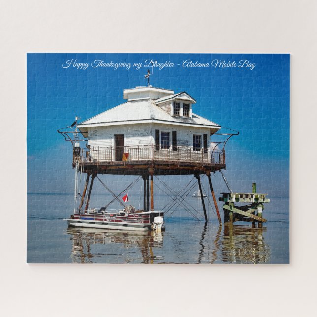 Puzzle Alabama Mobile Bay Bon thanksgiving fille (Horizontal)