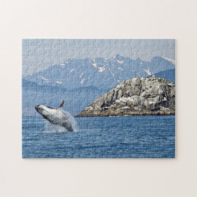 Puzzle Alaska Humpback Whale Wildlife Photo (Horizontal)