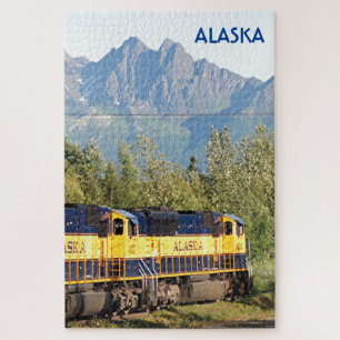 Puzzle Alaska : Moteur de locomotive ferroviaire et monta