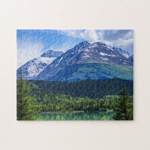 Puzzle Alaska Pittoresque Byway Mountain