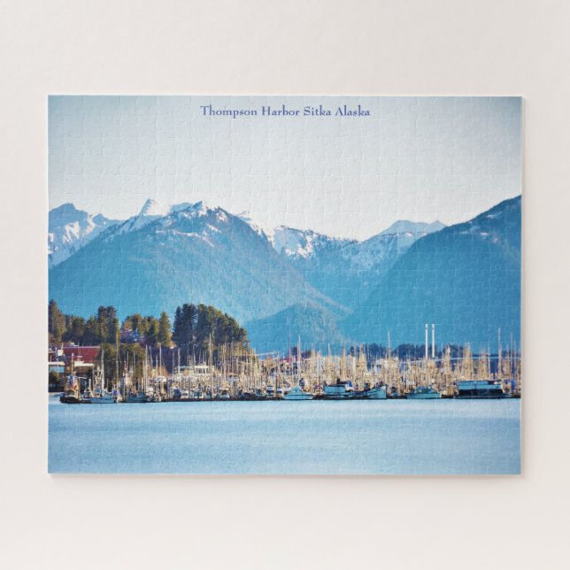 Puzzle Alaska Thompson Harbor Sitka (Horizontal)