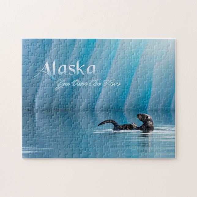 Puzzle Alaska-You Otter Soyez ici (Horizontal)