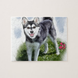 Puzzle Alaskan Klee Kai Art