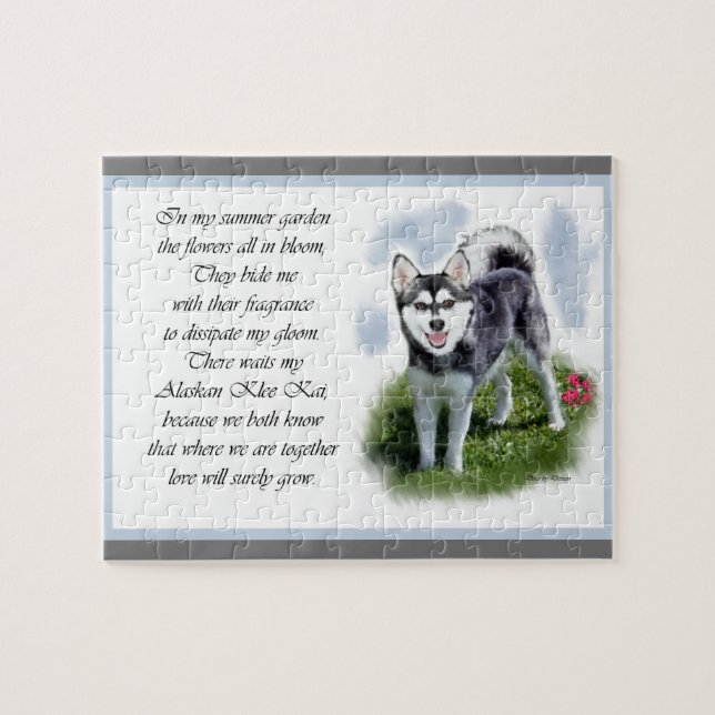 Puzzle Alaskan Klee Kai Art (Horizontal)