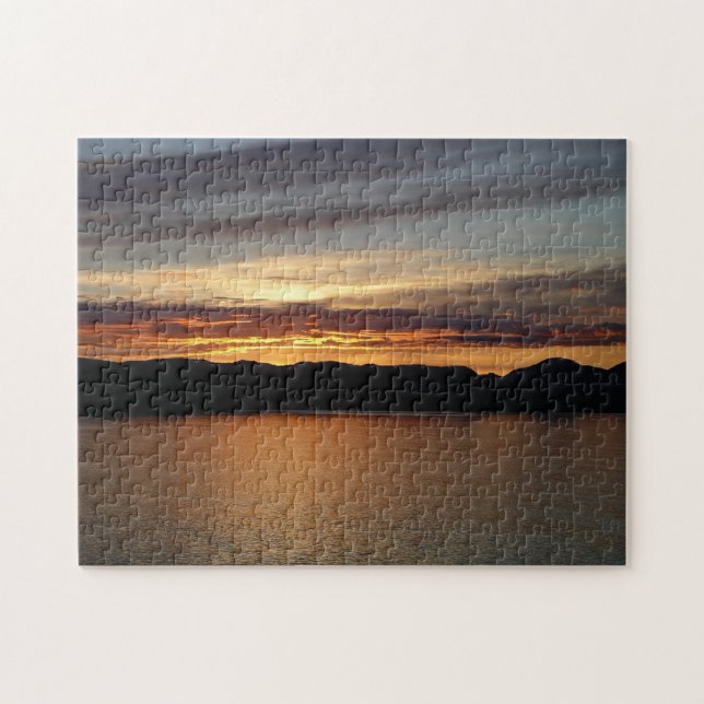 Puzzle Alaskan Sunset II Belle photographie de l'Alaska (Horizontal)