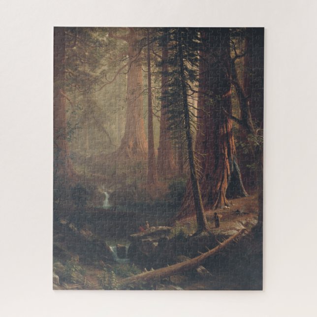 Puzzle Albert Bierstadt Arbres séquoias géants de Califor (Vertical)