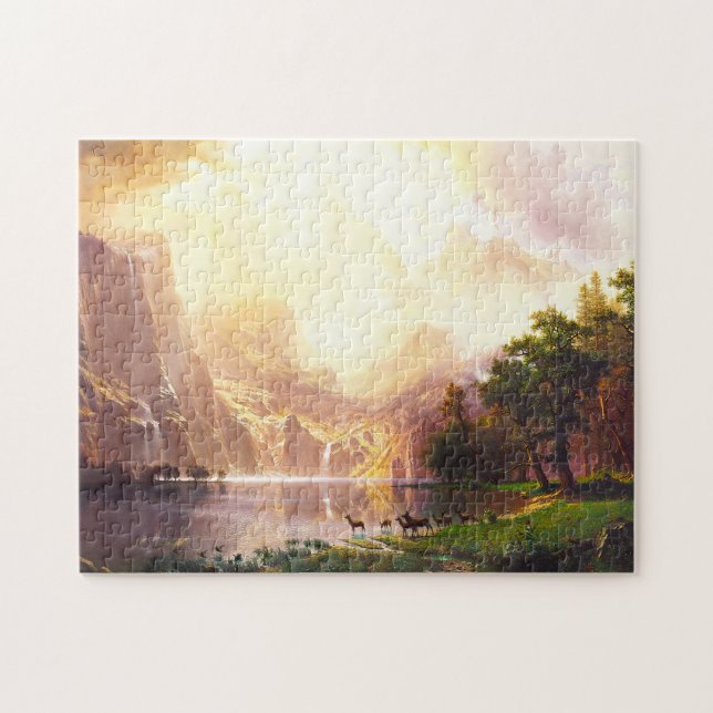 Puzzle Albert Bierstadt parmi la sierra Nevada (Horizontal)