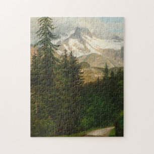 Puzzle Albert Bierstadt Peinture Neige dans le Haut Pays