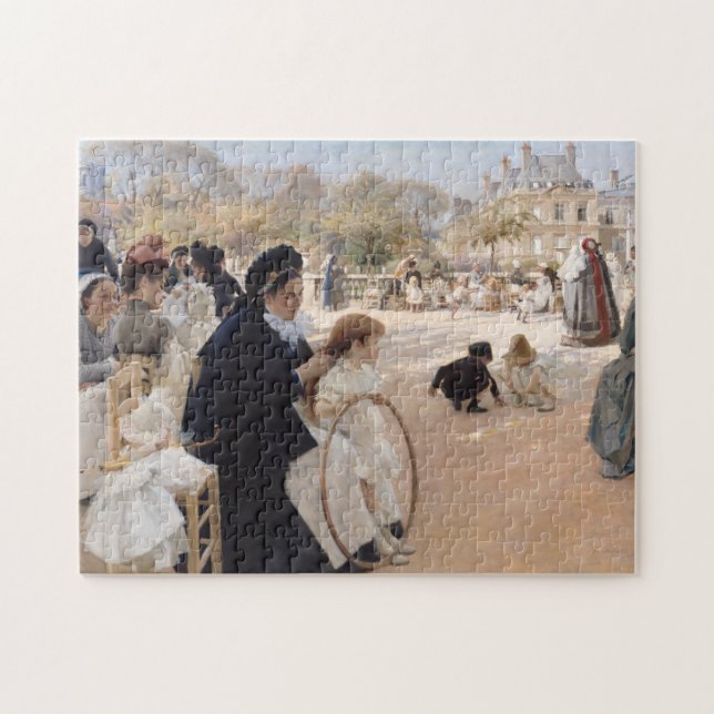 Puzzle Albert Edelfeel - Jardins du Luxembourg, Paris (Horizontal)