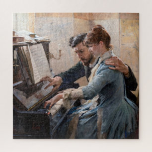 Puzzle Albert Edelfeel - Jouer au piano