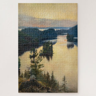 Puzzle Albert Edelfeel - Kaukola Ridge au coucher du sole