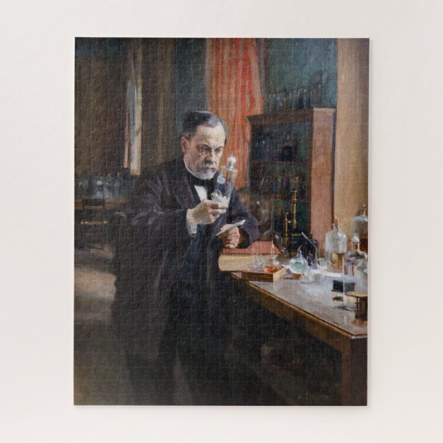Puzzle Albert Edelfeue - Portrait de Louis Pasteur (Vertical)