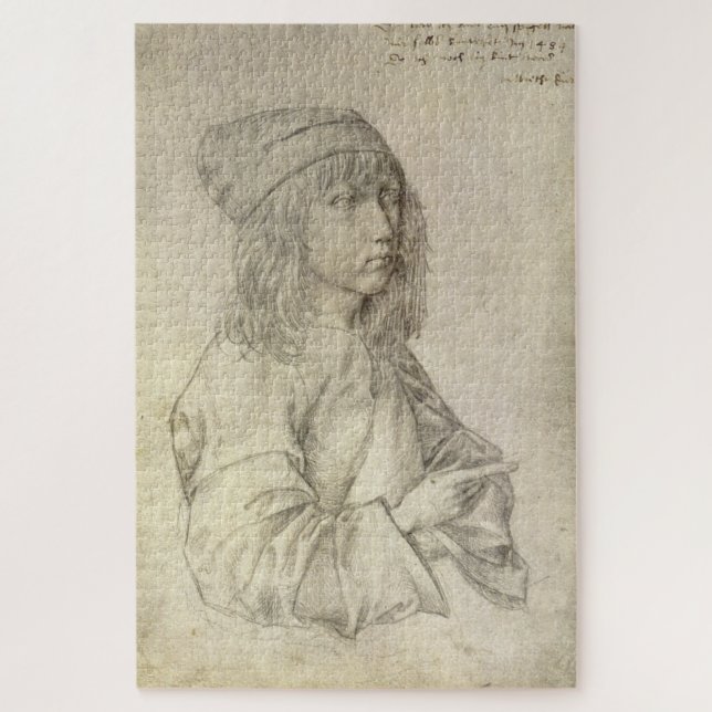 Puzzle Albrecht Dürer - autoportrait (13 ans) (Vertical)