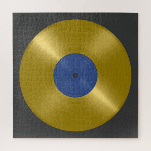 Puzzle Album Gold Vinyl Record
