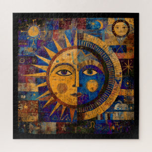 Puzzle Alchimie Céleste Soleil Lune Mystique