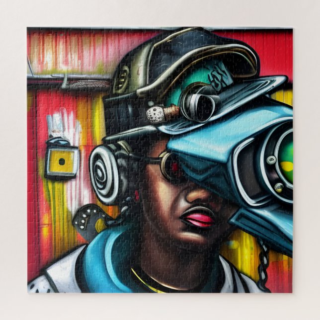 Puzzle Alerte Steampunk Hip-Hop Botswain (Vertical)