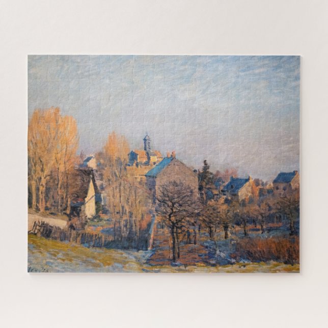 Puzzle Alfred Sisley - Frosty Morning à Louveciennes (Horizontal)