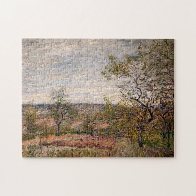 Puzzle Alfred Sisley - Jour de vent à Veneux (Horizontal)