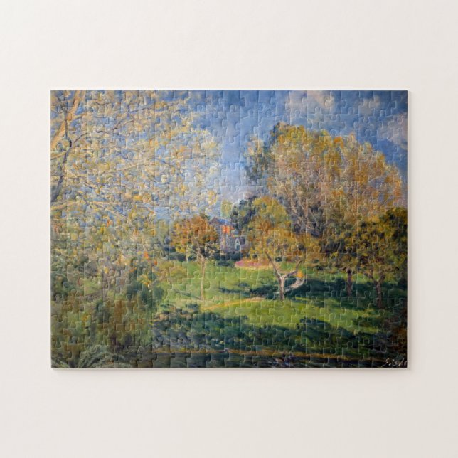 Puzzle Alfred Sisley - Le Jardin de Hoschede, Montgeron (Horizontal)