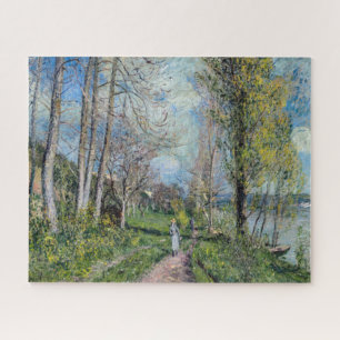 Puzzle Alfred Sisley - Les bords de Seine à By