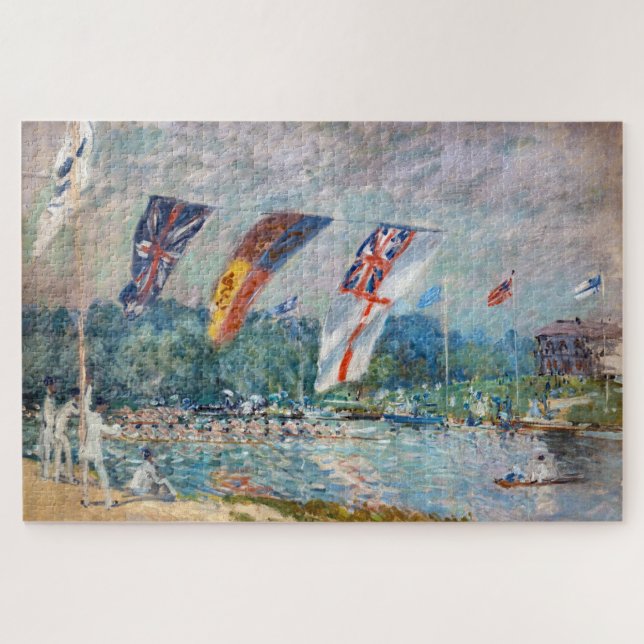 Puzzle Alfred Sisley - Régates à Molesey (Horizontal)