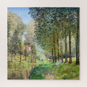 Puzzle Alfred Sisley - Repos au bord du ruisseau