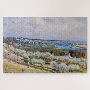 Puzzle Alfred Sisley - Terrasse à Saint-Germain, Printemp