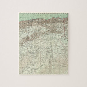 Puzzle Algérie et Tunisie