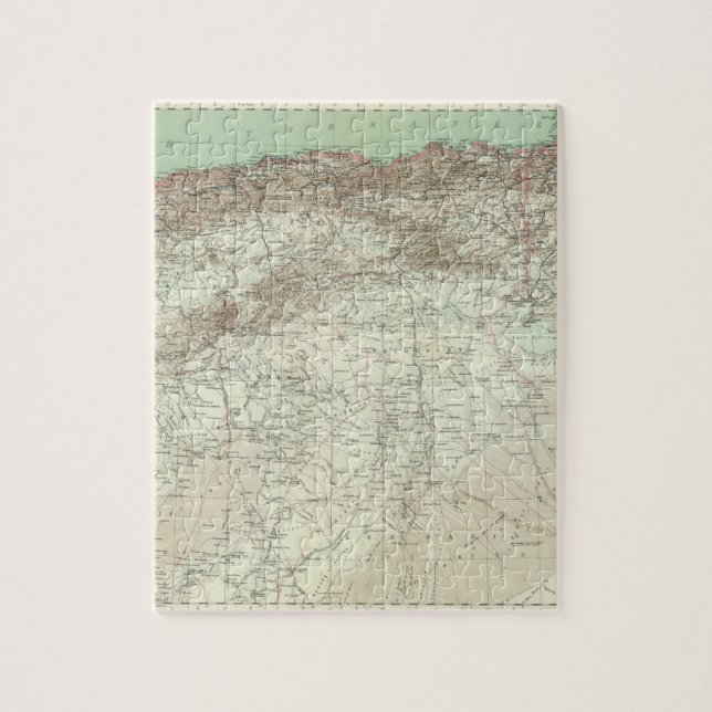 Puzzle Algérie et Tunisie (Vertical)