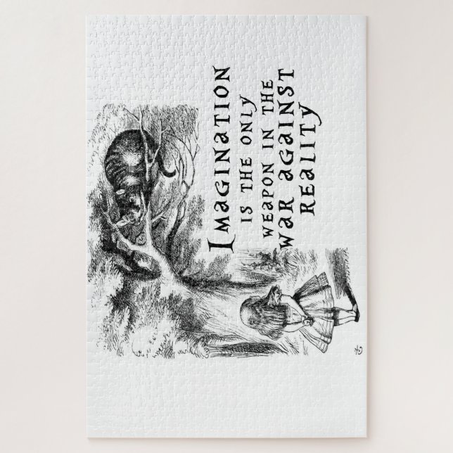 Puzzle Alice au pays des merveilles - Imagination (Vertical)